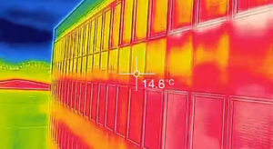 thermographic survey on an office building