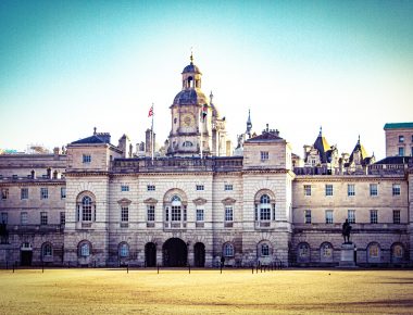 Historic Horse Guards Building in London. Building Transformation undertook leak investigations and roof repairs using rope access.